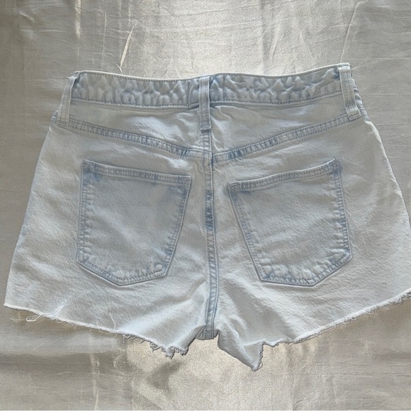 Universal Thread 3” Light Vintage Wash Denim Cutoff Shorts Hi Rise Stretch Sz 26 - Picture 7 of 14